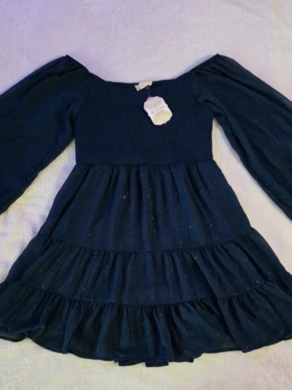 NWT Altar'd State Navy Mini Dress Size L